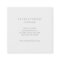 Chic Modern Minimalist Luminous Silver Square