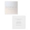 Chic Modern Minimalist Luminous Silver Square