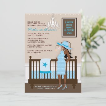 Chic Modern Mom Contemporary Baby Shower Invite | Zazzle