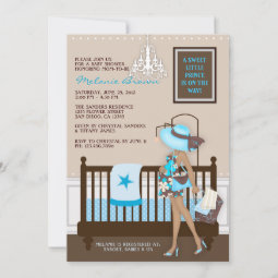 Chic Modern Mom Contemporary Baby Shower Invite | Zazzle