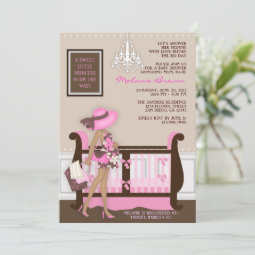 Chic Modern Mom Contemporary Baby Shower Invite | Zazzle