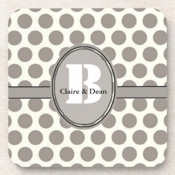 Chic Modern Personalized Coaster Sets Template by Dmargie1029 at Zazzle