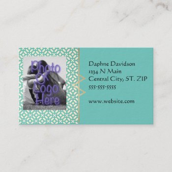 Chic Modern Photo Business Cards by Dmargie1029 at Zazzle