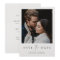 Chic Modern Photo Wedding Save the Date Template