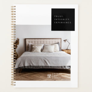 Chic Modern Realtor Spiral Agenda Planner