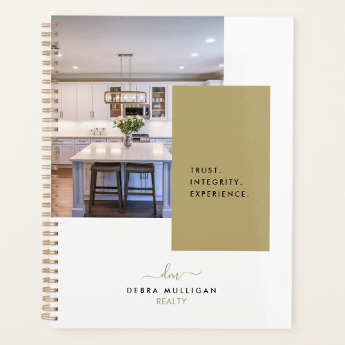 Chic Modern Realtor Spiral Agenda Planner