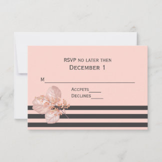 Chic Modern RSVP Card