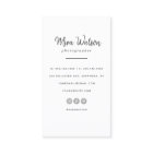 Chic Modern Script Typography Simple Photographer