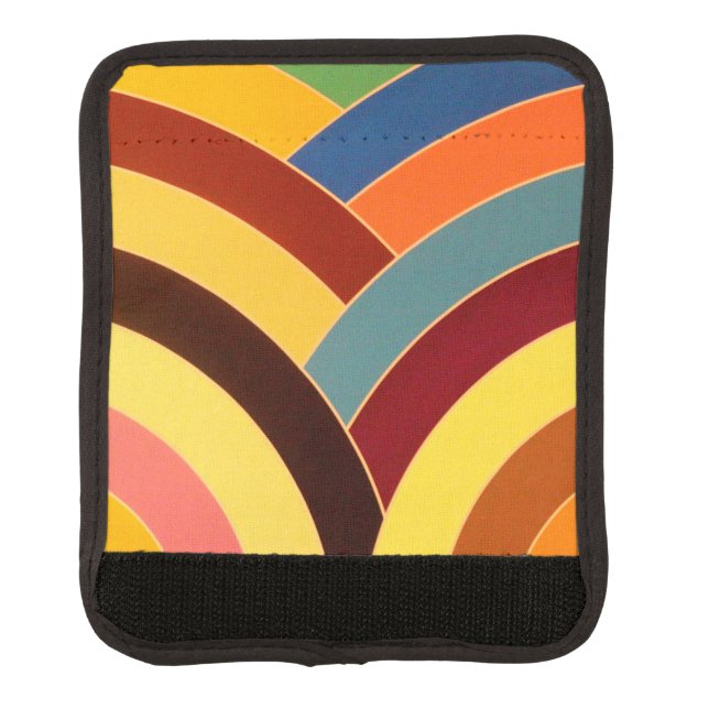 chic modern sophisticated chevron luggage handle wrap (Front)