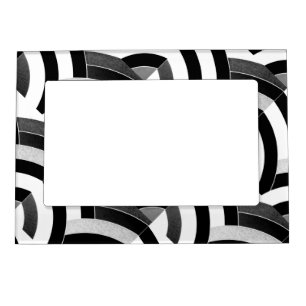 chic modern sophisticated chevrons magnetic picture frame