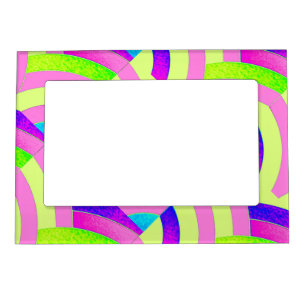 chic modern sophisticated chevrons magnetic picture frame