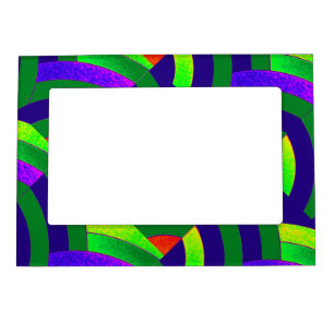 chic modern sophisticated chevrons magnetic picture frame