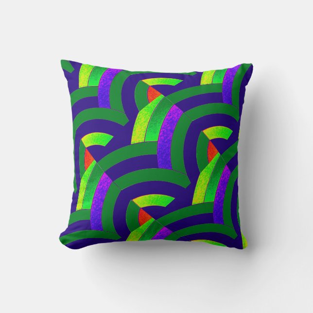chic modern sophisticated chevrons throw pillow (Front)