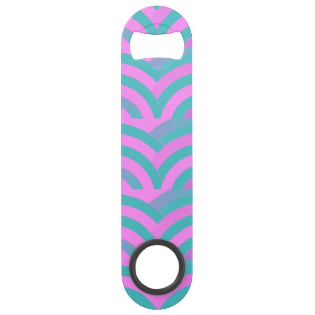 chic modern stylish chevrons bar key (Front)