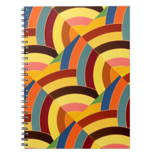 chic modern stylish chevrons notebook