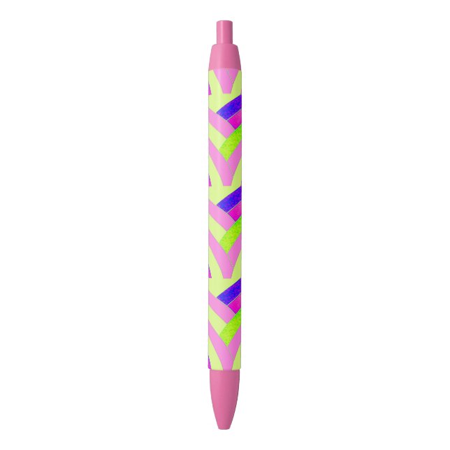 chic modern stylish chevrons pen (Front Vertical)