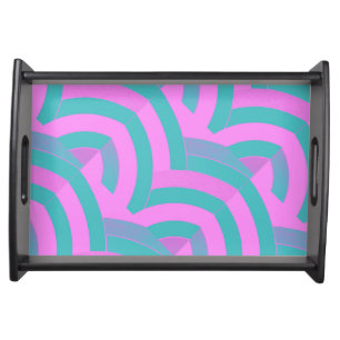 chic modern stylish chevrons serving tray