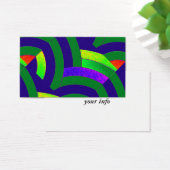 chic modern stylish green/navy chevrons (Desk)