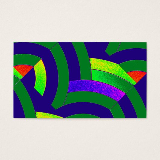chic modern stylish green/navy chevrons (Front)