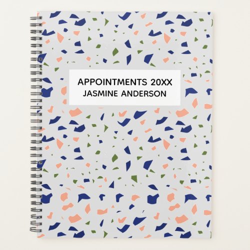Chic Modern Terrazzo 2024 Weekly Monthly  Planner