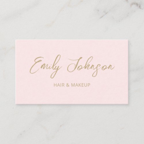 Chic Modern Trendy Hand Lettered Business Card