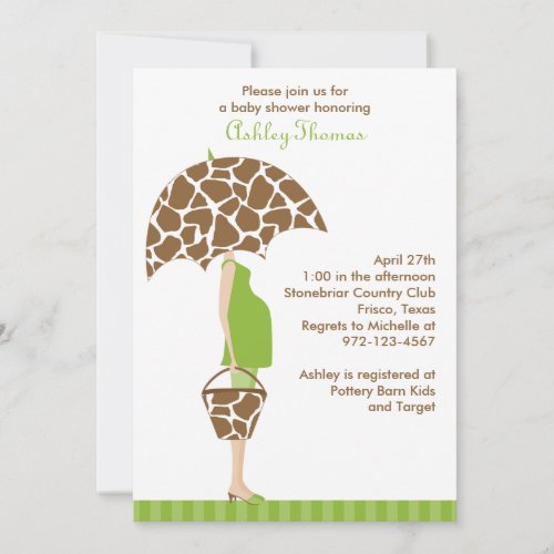 Chic Mom-to-Be Baby Shower Invitations