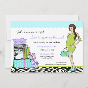 Chic Mom-to-be Shower Invitation 1