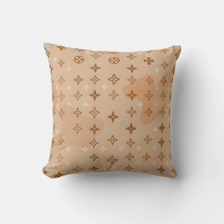 Chic Monogram Elegant Everyday Throw Pillow