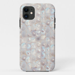 Chic Mother of Pearl Elegant Mosaic Pattern iPhone 11 Case