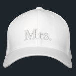 Chic Mrs. blush pink white Embroidered Baseball Cap<br><div class="desc">Chic Mrs.blush pink white Embroidered Baseball Cap
Available in many colors and options</div>