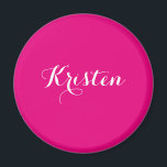 Chic Name Magnets<br><div class="desc">Magnets are available in several designs and sizes. You can customize your magnets with your favorite color, text and your name. Click Customize it!</div>