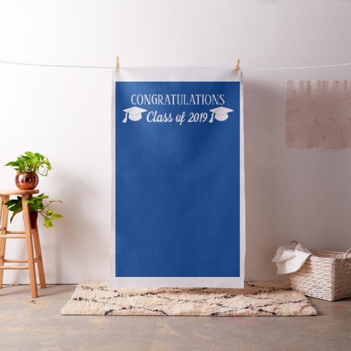 Chic Navy Blue Diy Graduate Photo Booth Backdrop