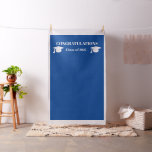 Chic Navy Blue Diy Graduate Photo Booth Backdrop