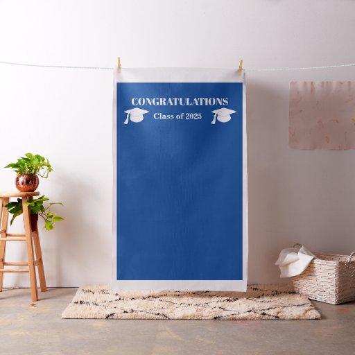 Chic Navy Blue Diy Graduate Photo Booth Backdrop
