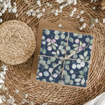 Chic Navy Blue & Eucalyptus Wedding Wrapping Paper<br><div class="desc">You will love this eucalyptus watercolor pattern featuring hand-painted foliage in soft sage green, accented with hints of dusty rose and dusty blue on a dark navy blue background. This all-over botanical design is perfect for a variety of special occasions, including weddings, anniversaries, bridal showers, and engagement parties. The original...</div>