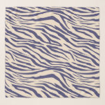 Chic Navy Blue Ivory Zebra Pattern Scarf<br><div class="desc">Chic chiffon scarf with a stylish navy blue zebra pattern on an ivory background. Elegant and fashionable design. Exclusively designed for you by Happy Dolphin Studio. If you need any help or matching products,  please contact us at happydolphinstudio@outlook.com.</div>