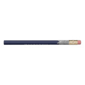 Chic Navy Blue Silver Dripping Glitter Luxury Pencil (Rotated 270)