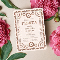 Chic Neutral Papel Picado Wedding Rehearsal Dinner