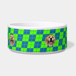 Chic New Dog Food Custom Name Pet Bowl