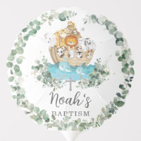 Chic Noah's Ark Greenery Baptism Christening
