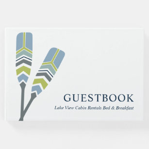 Visitor Guest Book, Elegant Blue and Gold Clean Design: for Airbnb, VRBO,  Vacation home, Bed and Breakfast, Guest House, Motel and Hotel