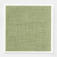 Chic Olive Green Faux Jute Weave Fabric Pattern