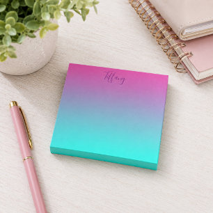 Chic ombre post-it notes