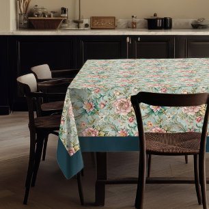 Chic Opulent Rococo Inspired Regal Home Accent Tablecloth