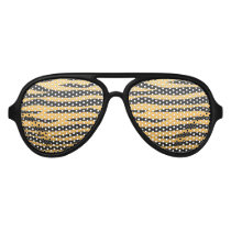 Chic orange and black tiger print aviator sunglasses Chic orange and black tiger print aviator sunglasses
