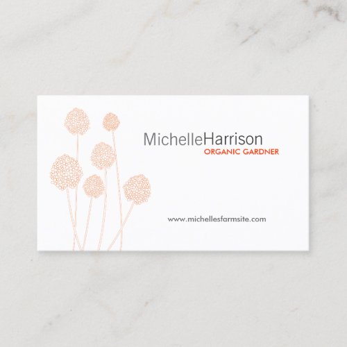 STRANGE FLOWERS Business Card