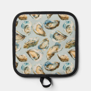 Chic oysters pattern  pot holder
