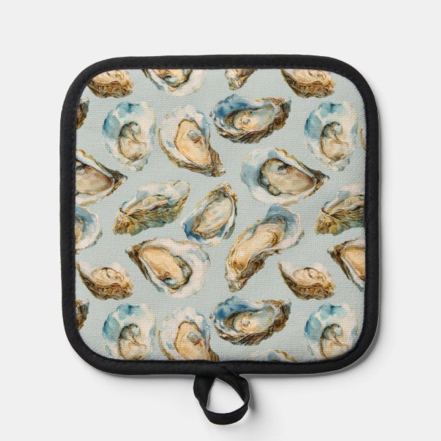 Chic oysters pattern  pot holder (Front)