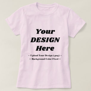 Chic Pale Pink Tee for a Light and Graceful Statem