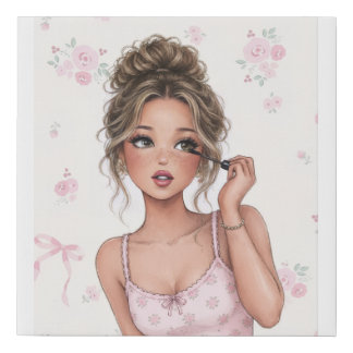 Chic Paris Pink Ballet Girly Wall Art Set
